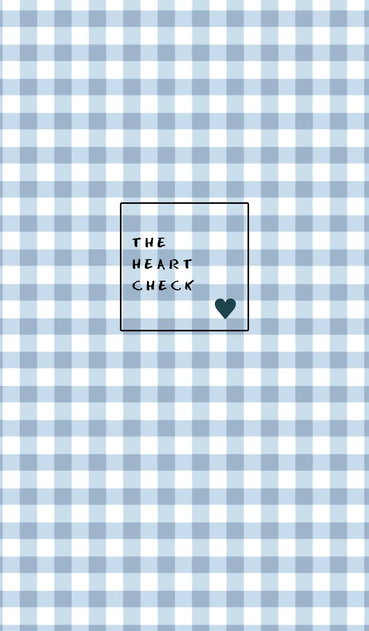 [LINE着せ替え] ザ ハート チェック 264の画像1