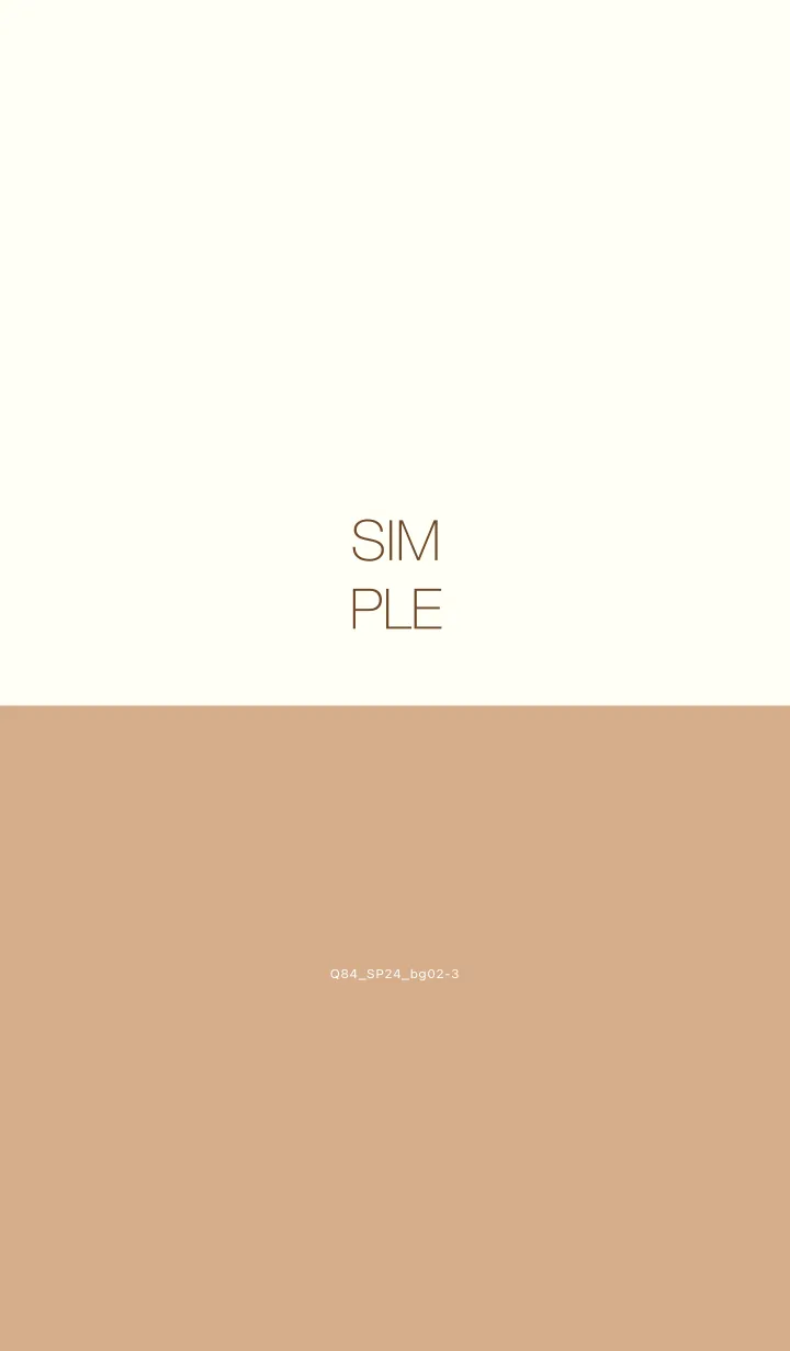 [LINE着せ替え] Q84_24_ベージュ2-3の画像1