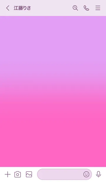 [LINE着せ替え] Lavender Purple & Rose Pink Theme V2(JP)の画像3