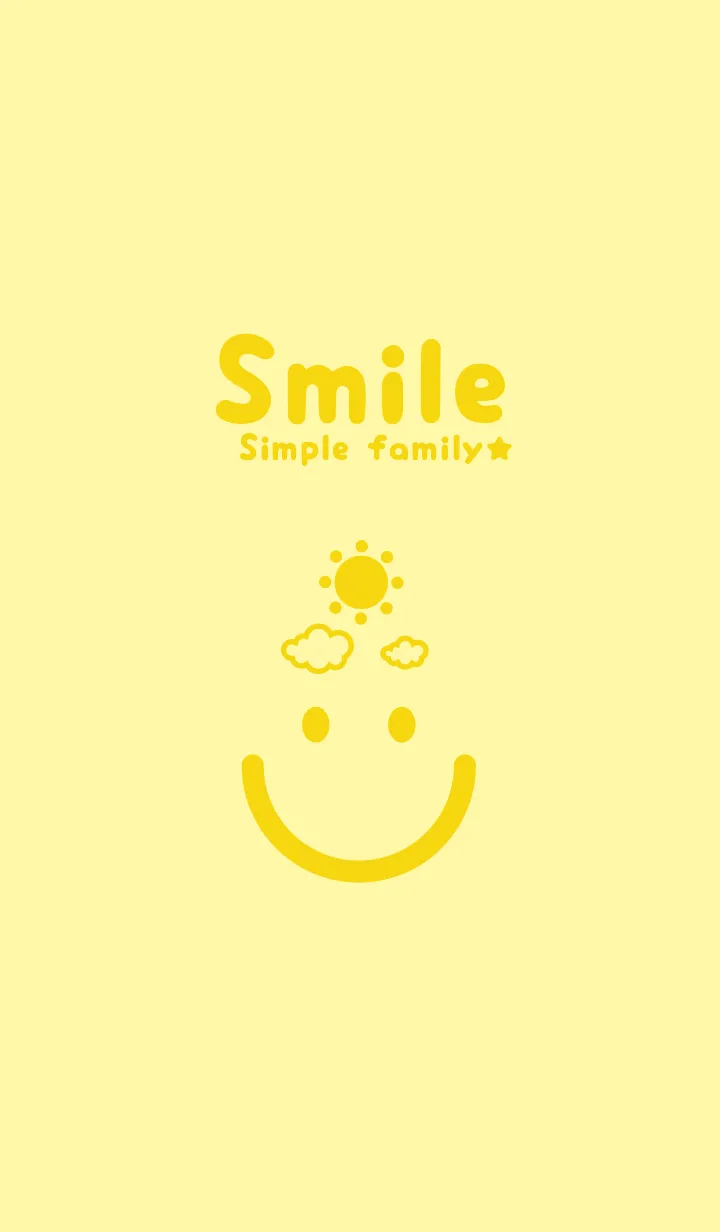 [LINE着せ替え] スマイル＆SUN  クリームの画像1