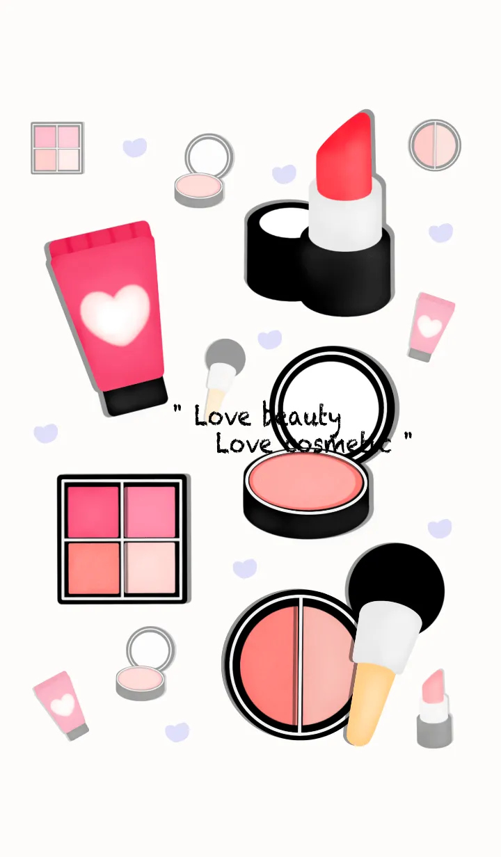 [LINE着せ替え] Love beauty Love cosmetic 2の画像1