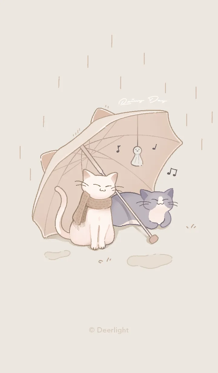 [LINE着せ替え] 日系 - 未分類｜雨が降るの画像1