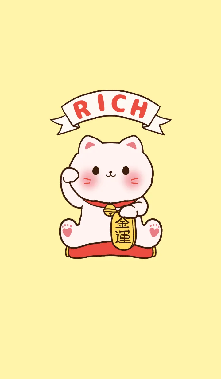 [LINE着せ替え] The maneki-neko (fortune cat) 24の画像1