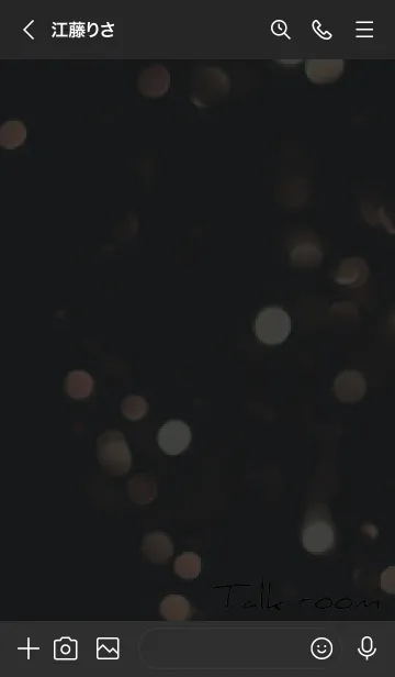 [LINE着せ替え] 黒と黄色 : 幸運のゴールドクローバーの画像3