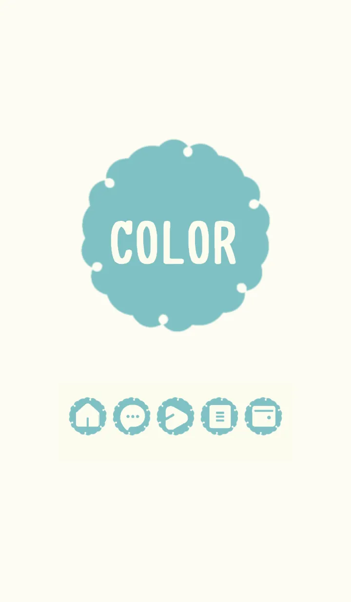 [LINE着せ替え] green color G07の画像1