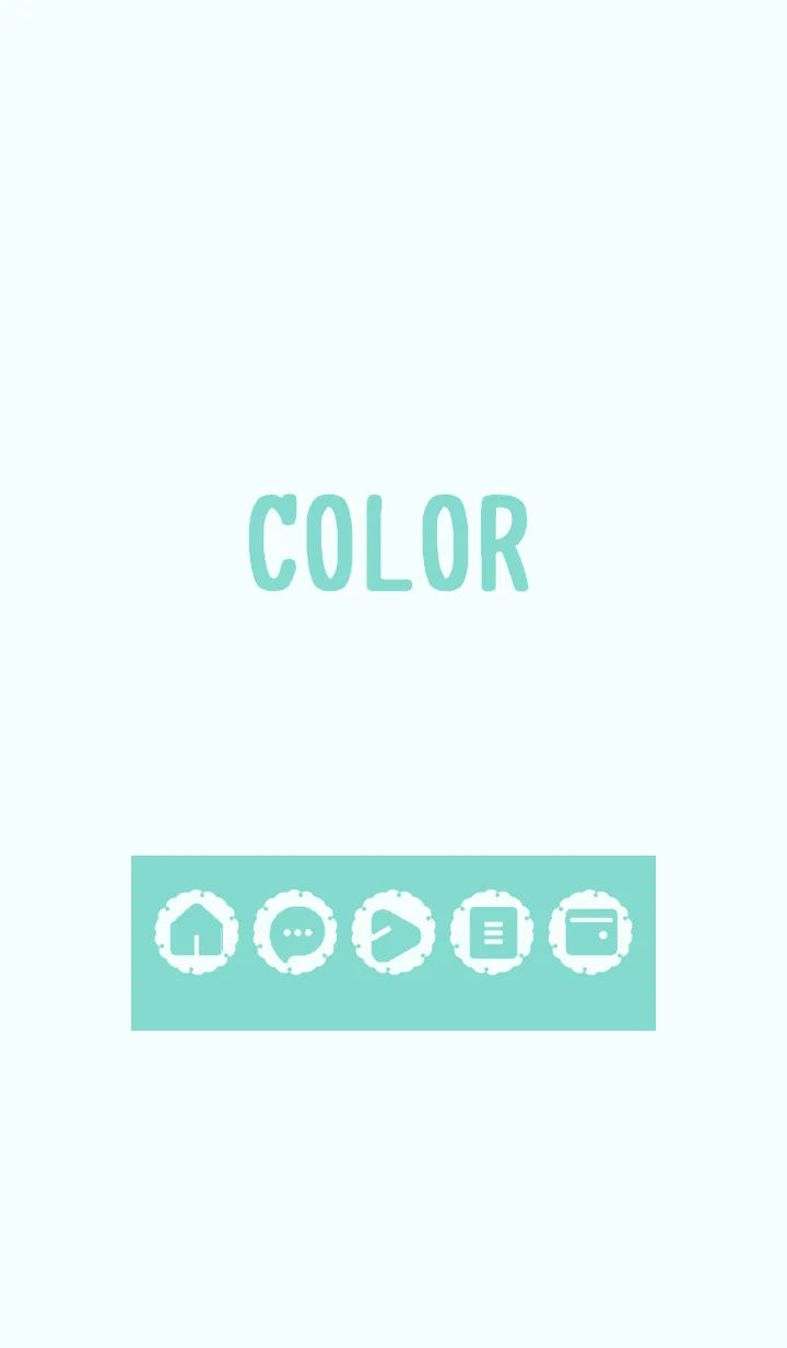 [LINE着せ替え] green color G08の画像1