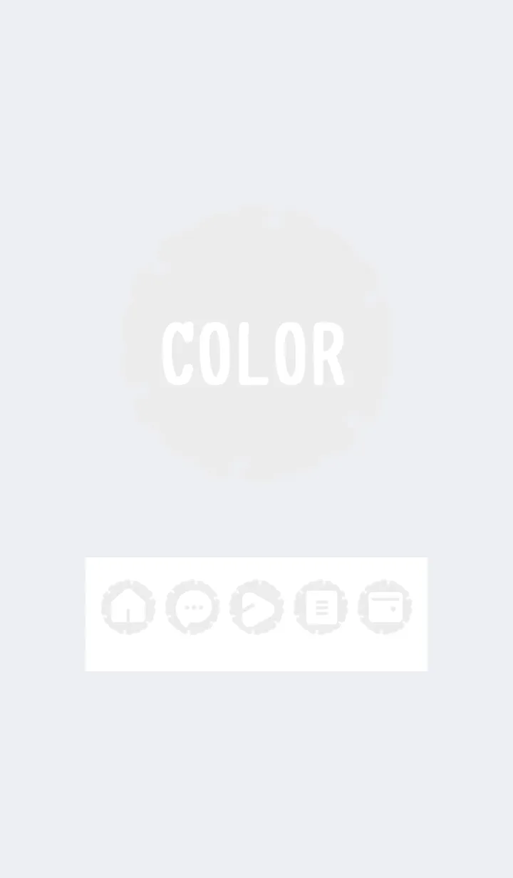 [LINE着せ替え] bw color G01の画像1