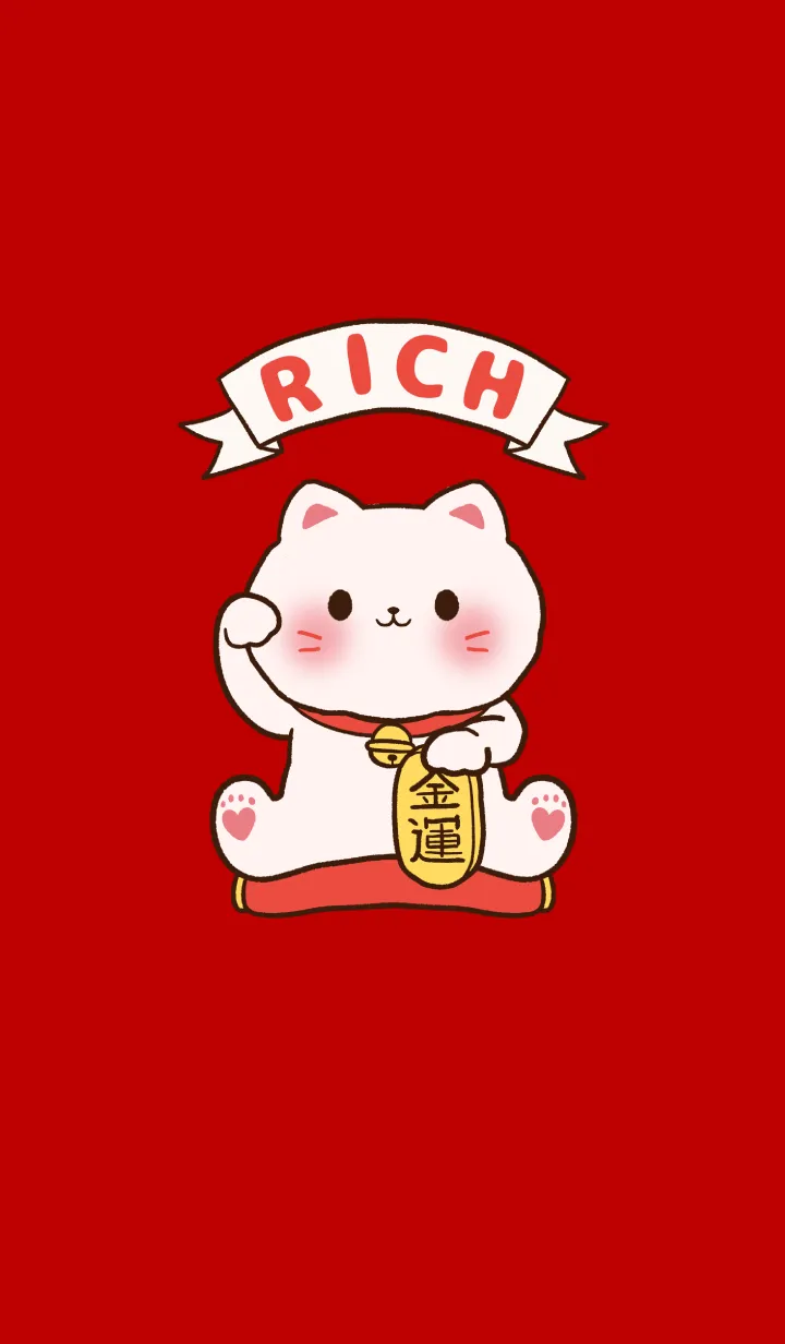 [LINE着せ替え] The maneki-neko (fortune cat) 30の画像1