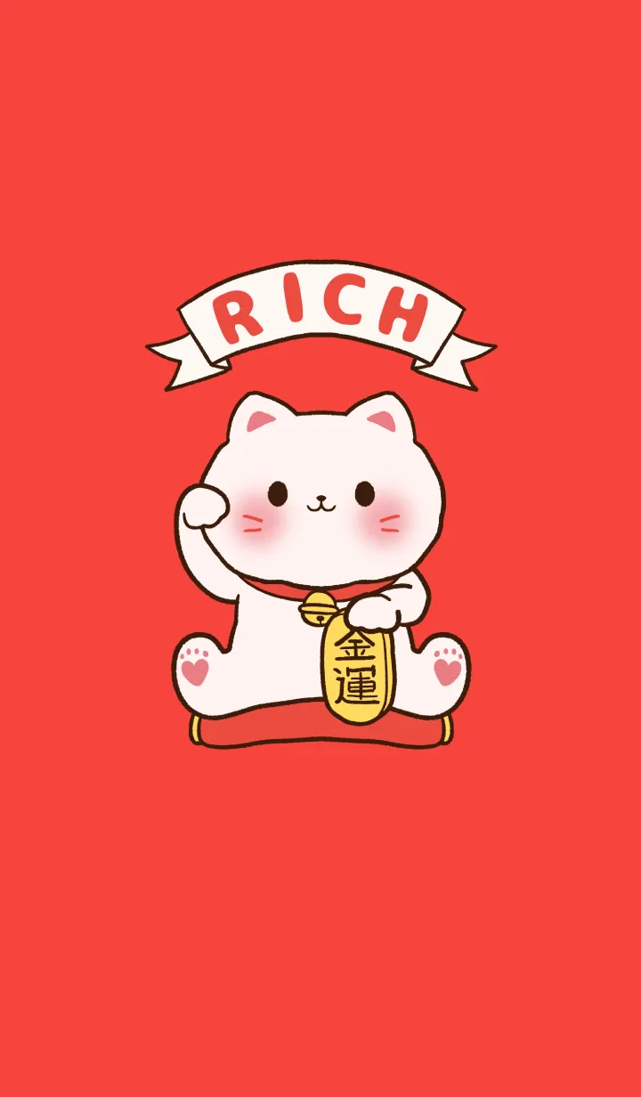 [LINE着せ替え] The maneki-neko (fortune cat) 25の画像1