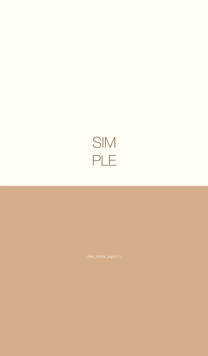 [LINE着せ替え] 484_24_ベージュ2-3の画像1