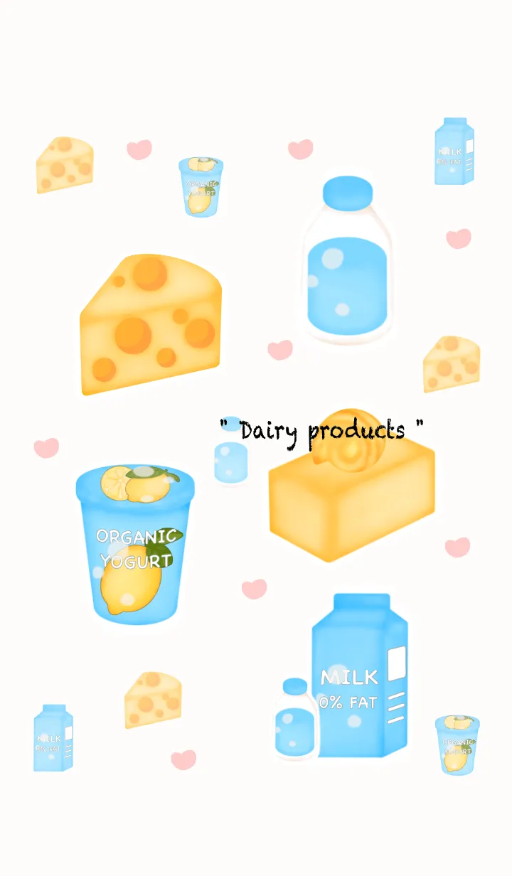 [LINE着せ替え] Little dairy productsの画像1