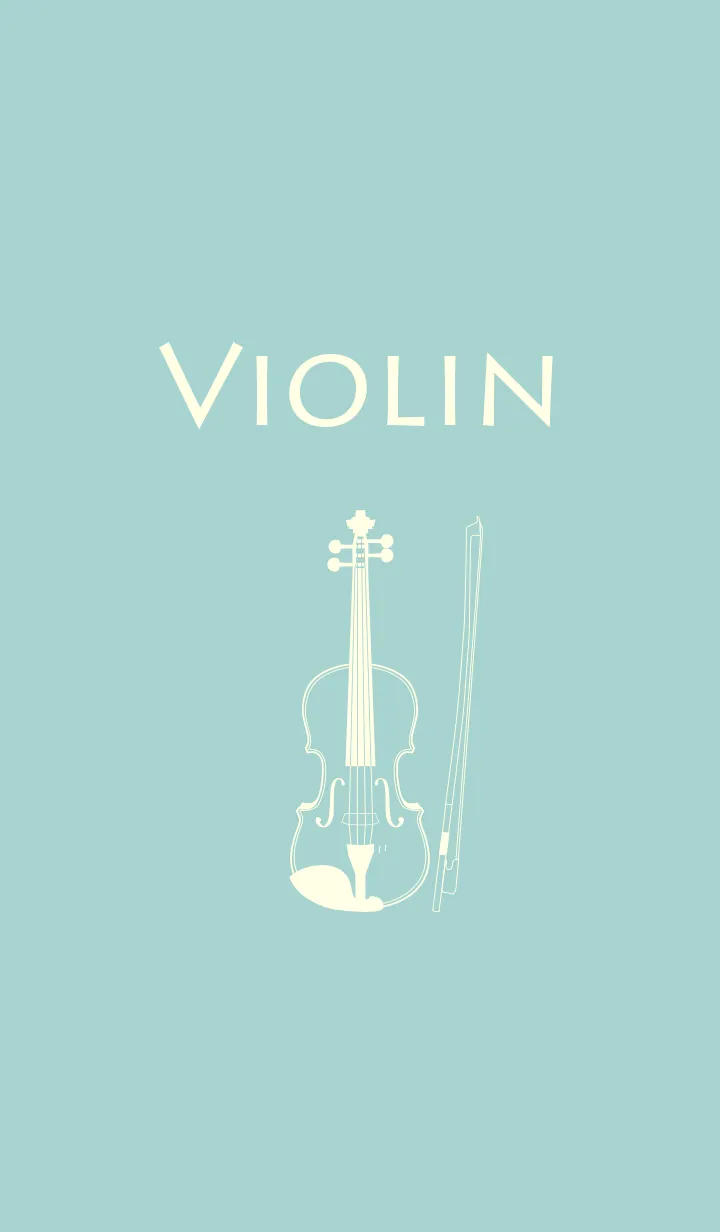 [LINE着せ替え] バイオリン ペールアクアの画像1