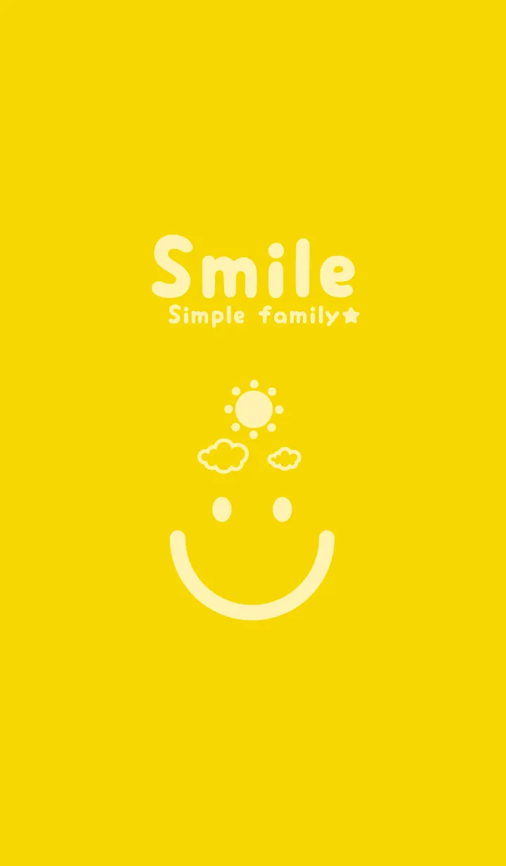 [LINE着せ替え] スマイル＆SUN 黄水仙の画像1