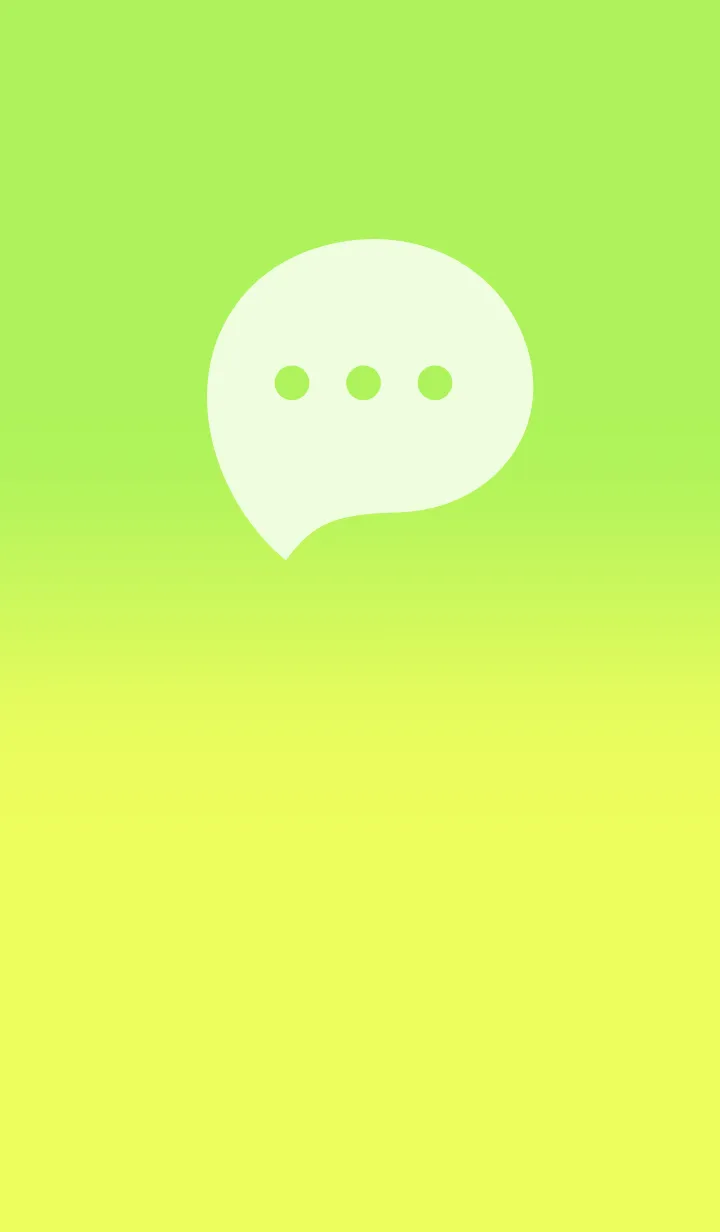 [LINE着せ替え] Lime Green & Lemon Yellow Theme V2 (JP)の画像1