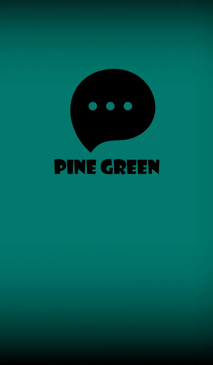 [LINE着せ替え] Pine Green And Black V.2 (JP)の画像1