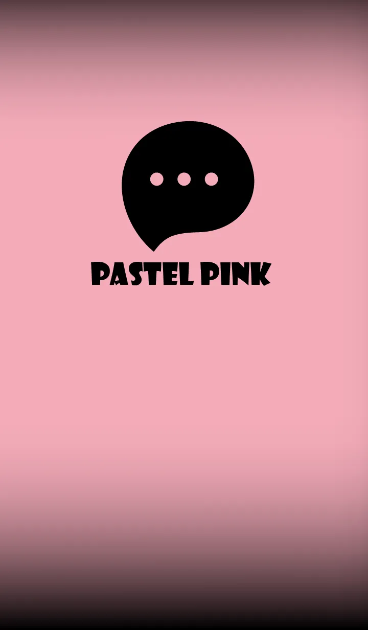 [LINE着せ替え] Pastel Pink And Black V.2 (JP)の画像1