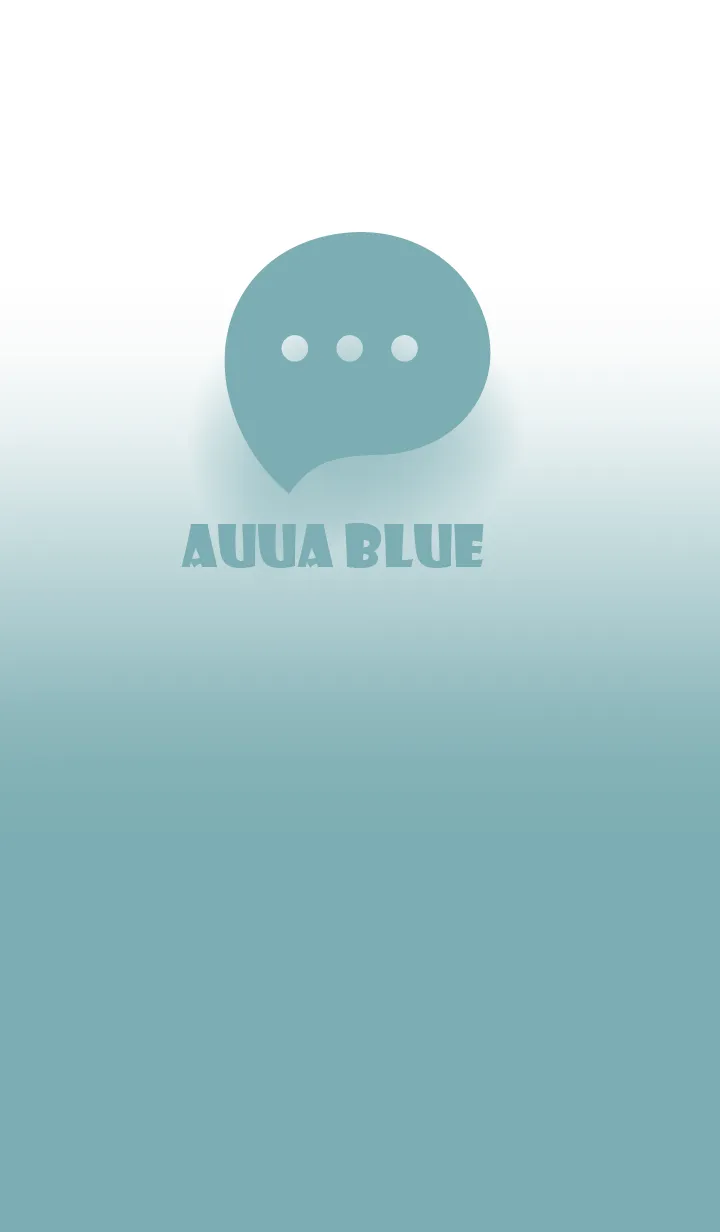 [LINE着せ替え] Aqua Blue & White Theme V.2 (JP)の画像1