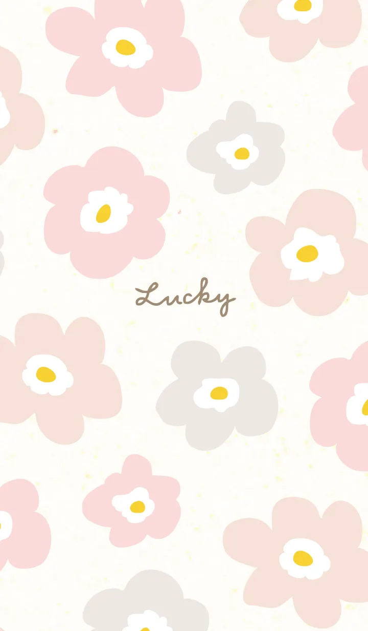 [LINE着せ替え] 北欧風 3色 花22の画像1