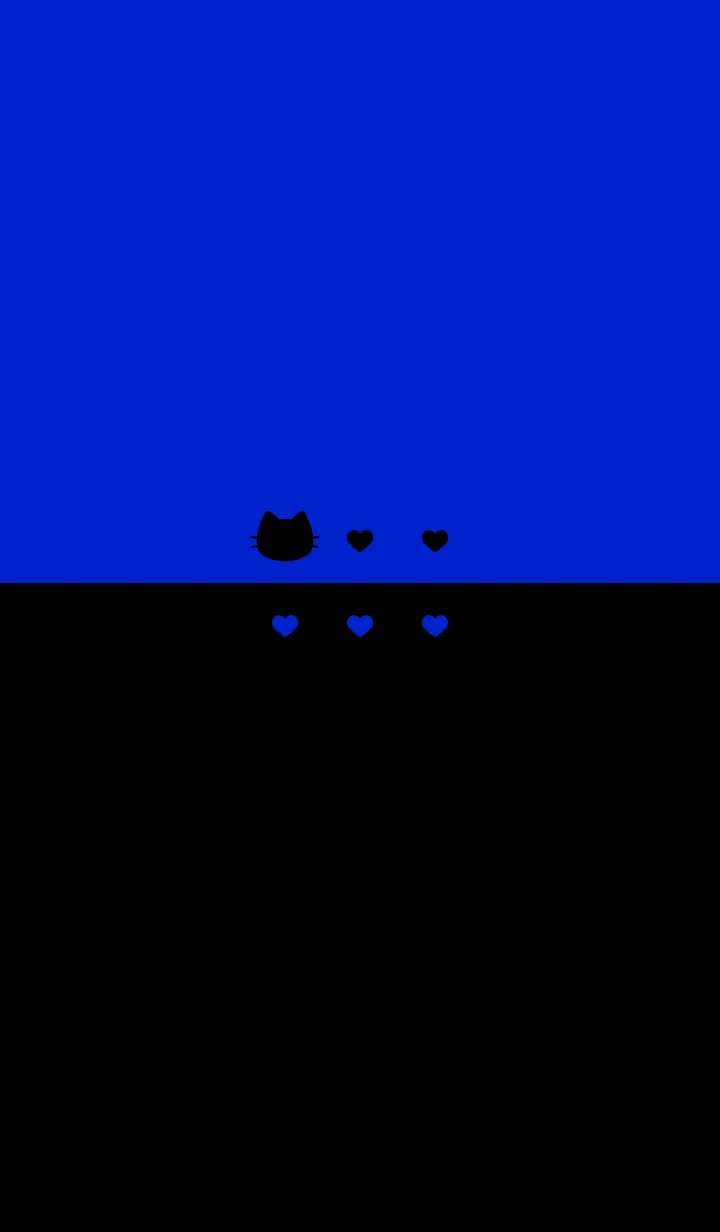 [LINE着せ替え] ねことハート(dark colors:08)の画像1