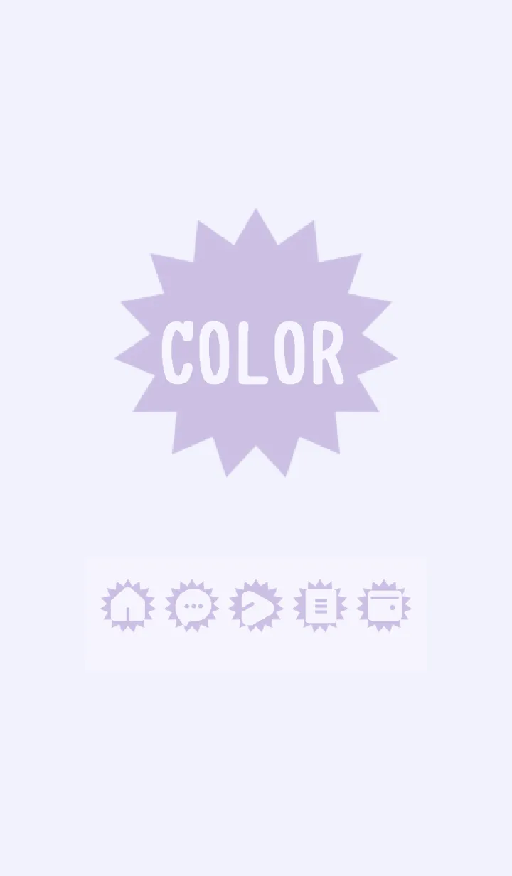 [LINE着せ替え] purple color H04の画像1