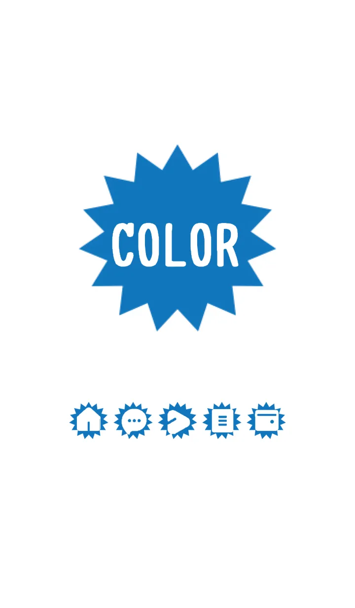 [LINE着せ替え] bw color H04の画像1