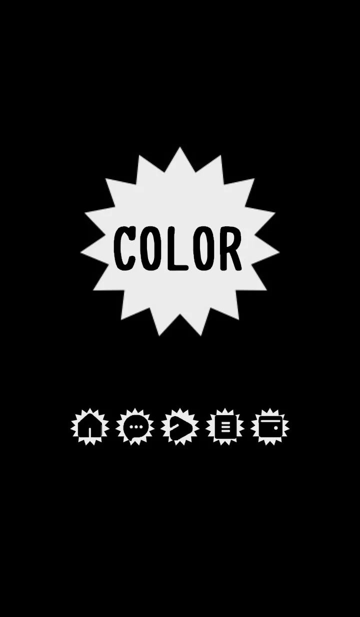 [LINE着せ替え] bw color H05の画像1