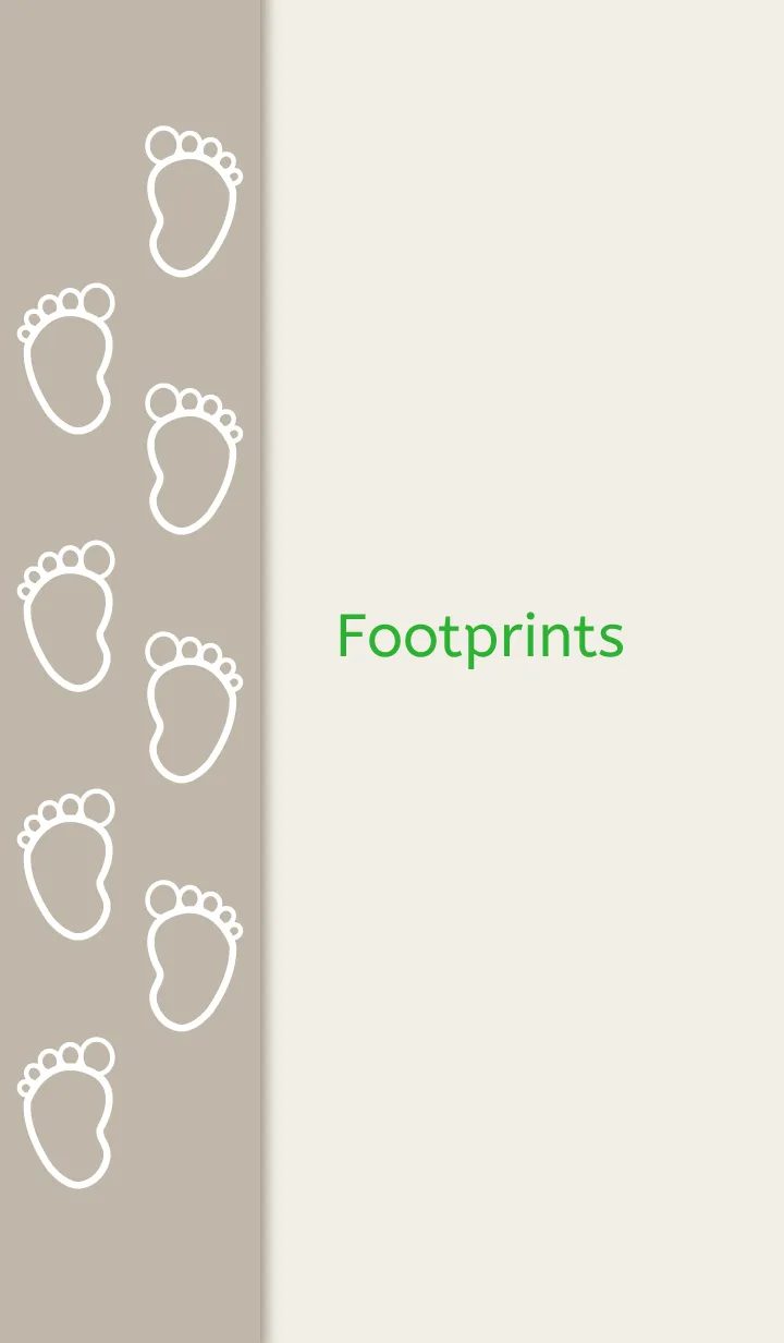 [LINE着せ替え] Foot prints 9の画像1