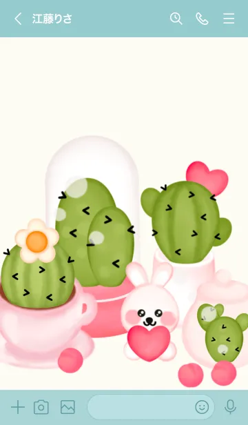 [LINE着せ替え] Let's go to cactus shop 7の画像3