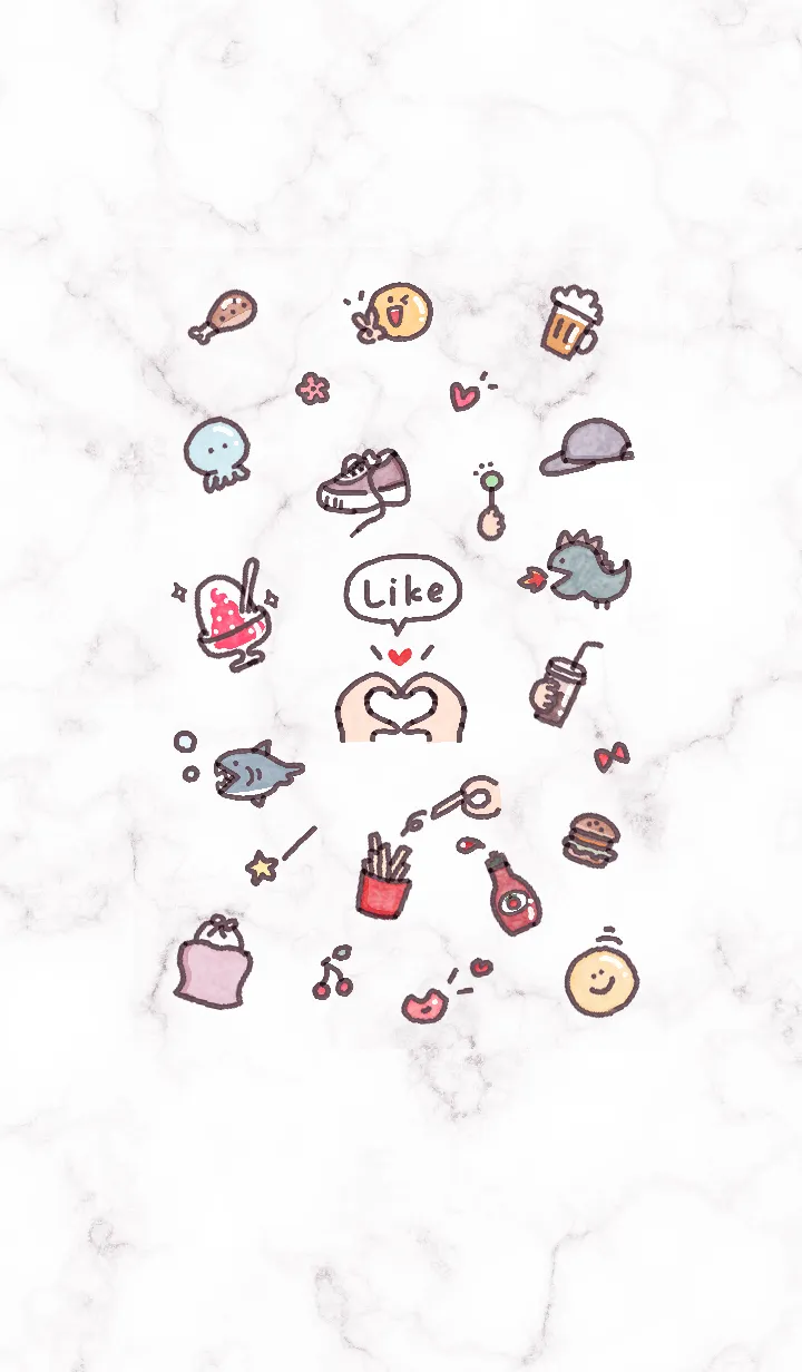 [LINE着せ替え] シンプルなアイコン17♥グレージュ02_1の画像1