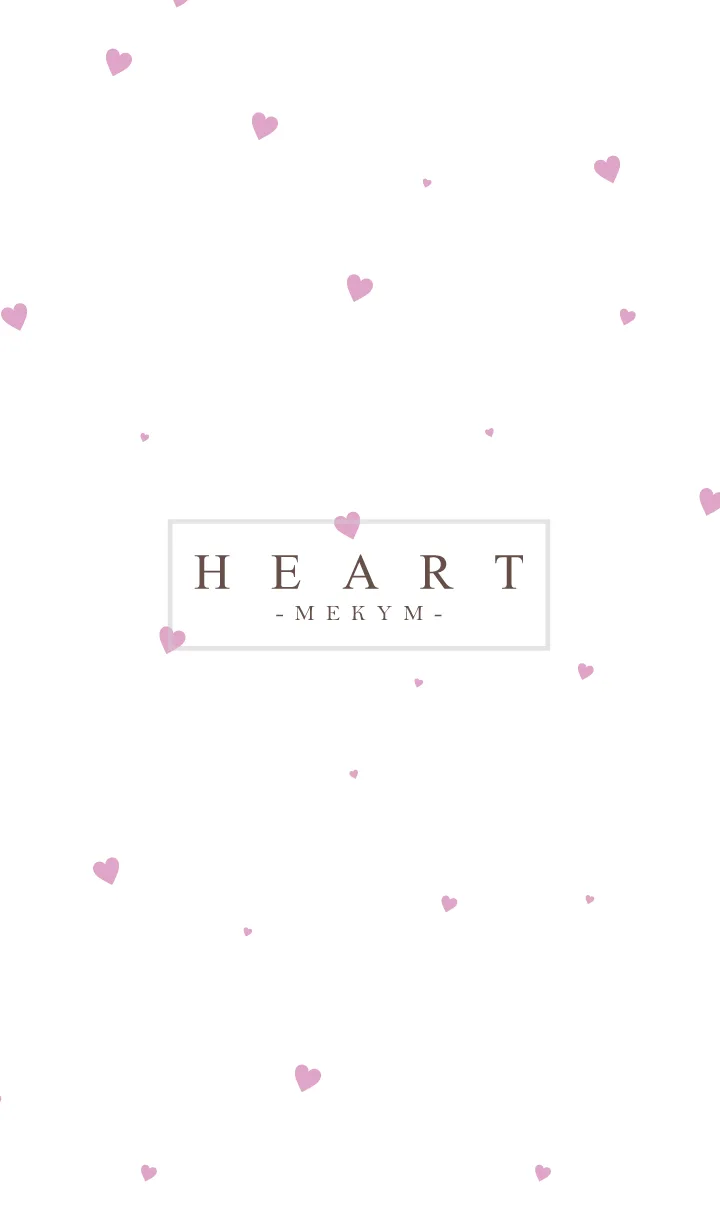 [LINE着せ替え] HEART Pink-MEKYM 23の画像1