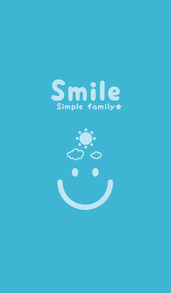 [LINE着せ替え] スマイル＆SUN アクアの画像1