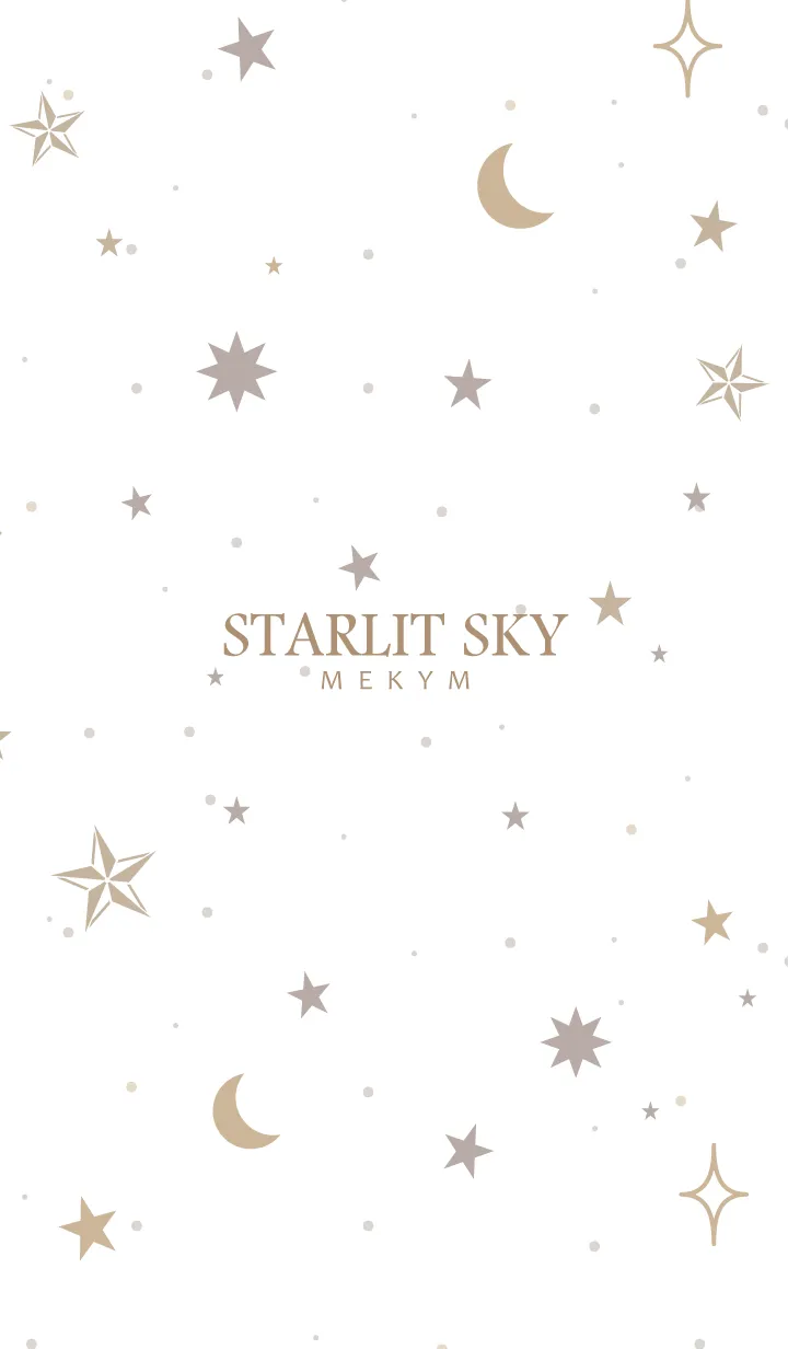 [LINE着せ替え] SIMPLE-STARLIT SKY MEKYM 13の画像1