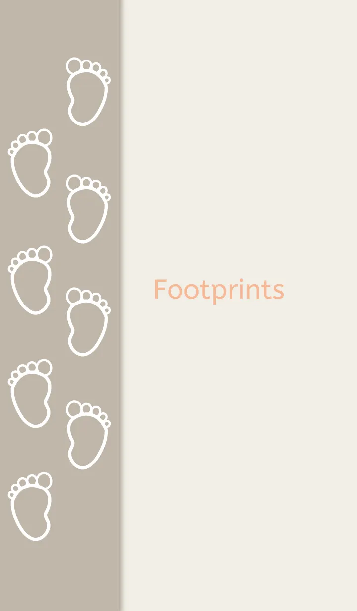 [LINE着せ替え] Foot prints 10の画像1