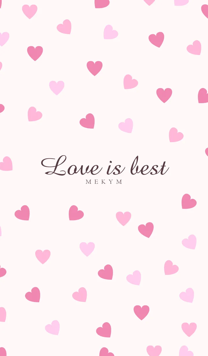 [LINE着せ替え] Love is best-PINK 9の画像1