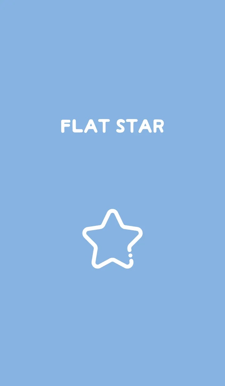 [LINE着せ替え] FLAT STAR / Zenith Blueの画像1