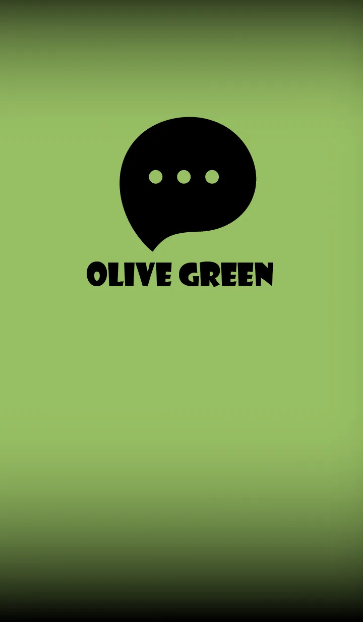 [LINE着せ替え] Olive Green And Black V.2 (JP)の画像1