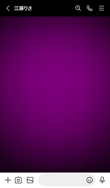 [LINE着せ替え] Lollipop Purple  Neon Theme V2 (JP)の画像3
