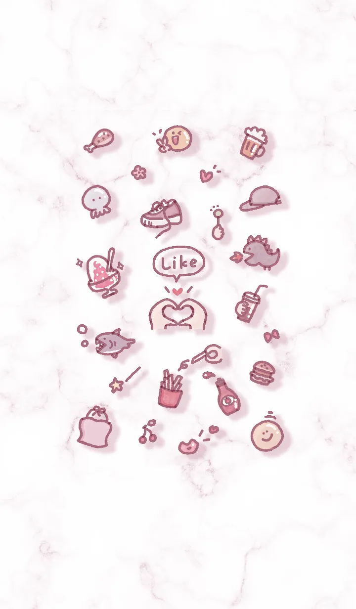 [LINE着せ替え] シンプルなアイコン19♥バイオレット04_1の画像1