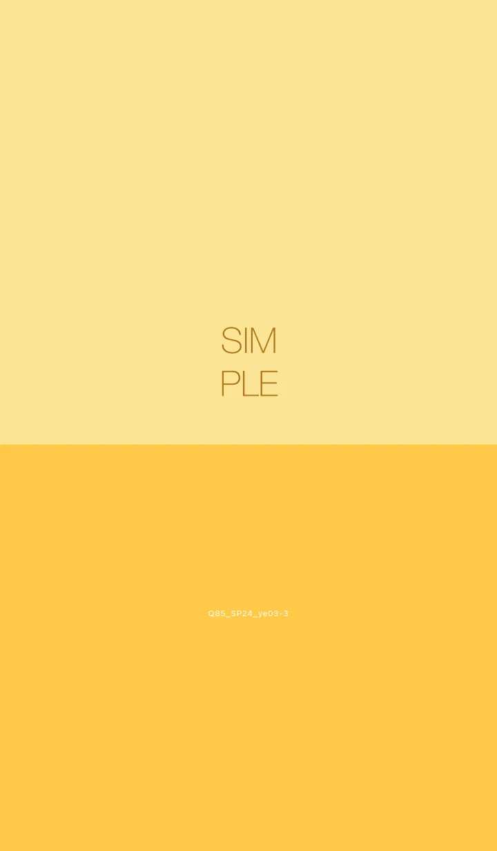 [LINE着せ替え] Q85_24_イエロー3-3の画像1