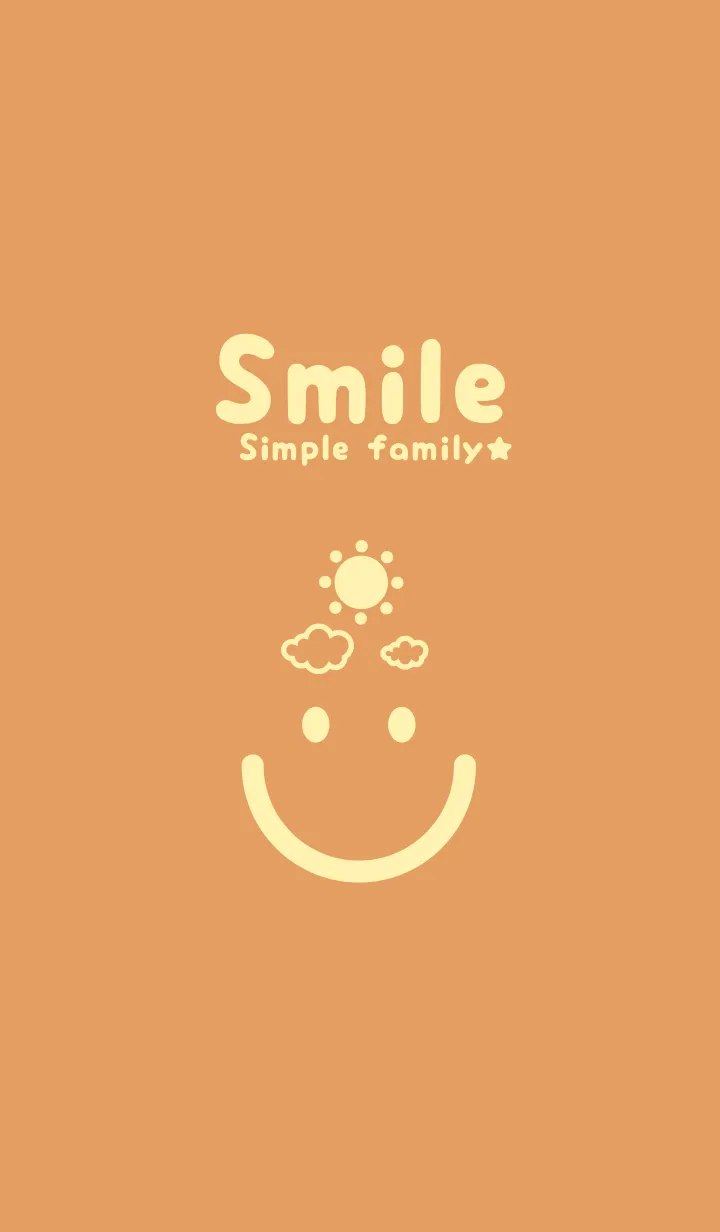 [LINE着せ替え] スマイル＆SUN 小麦色の画像1