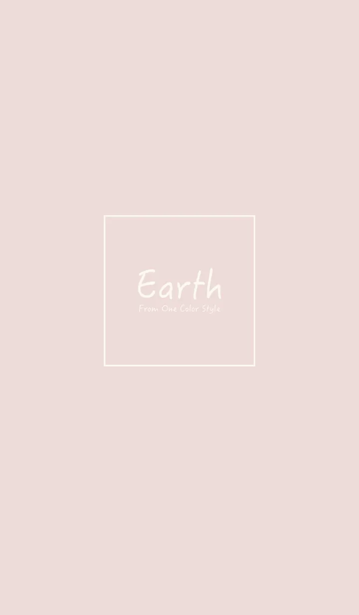 [LINE着せ替え] Earth／ダルピンクベージュの画像1