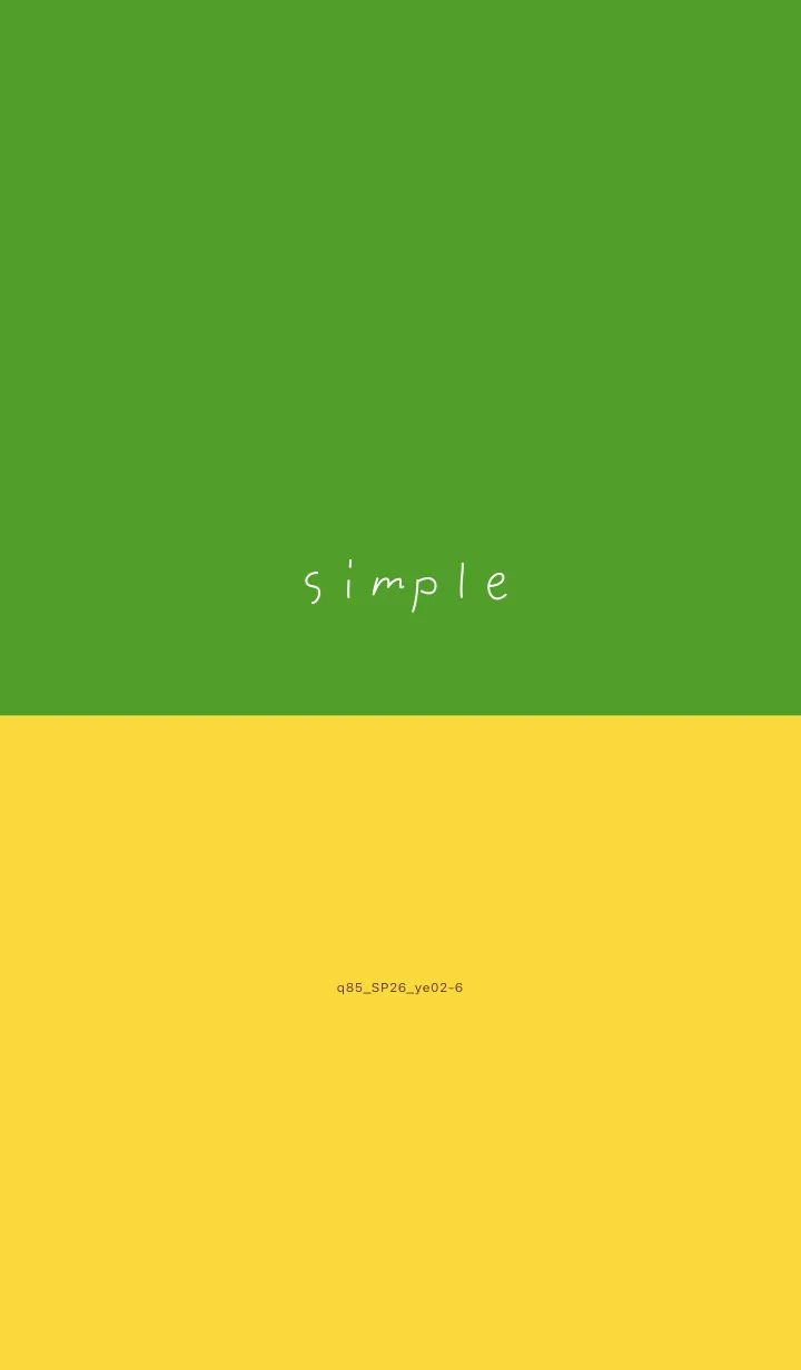 [LINE着せ替え] q85_26_イエロー2-6の画像1