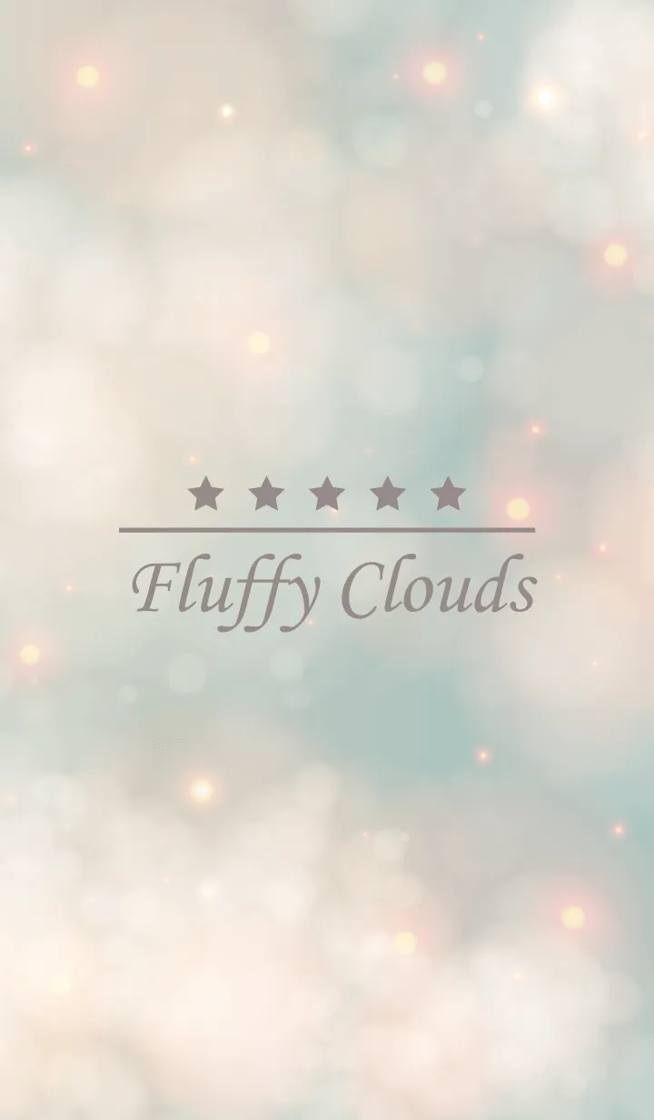 [LINE着せ替え] Fluffy Clouds RETRO 30の画像1