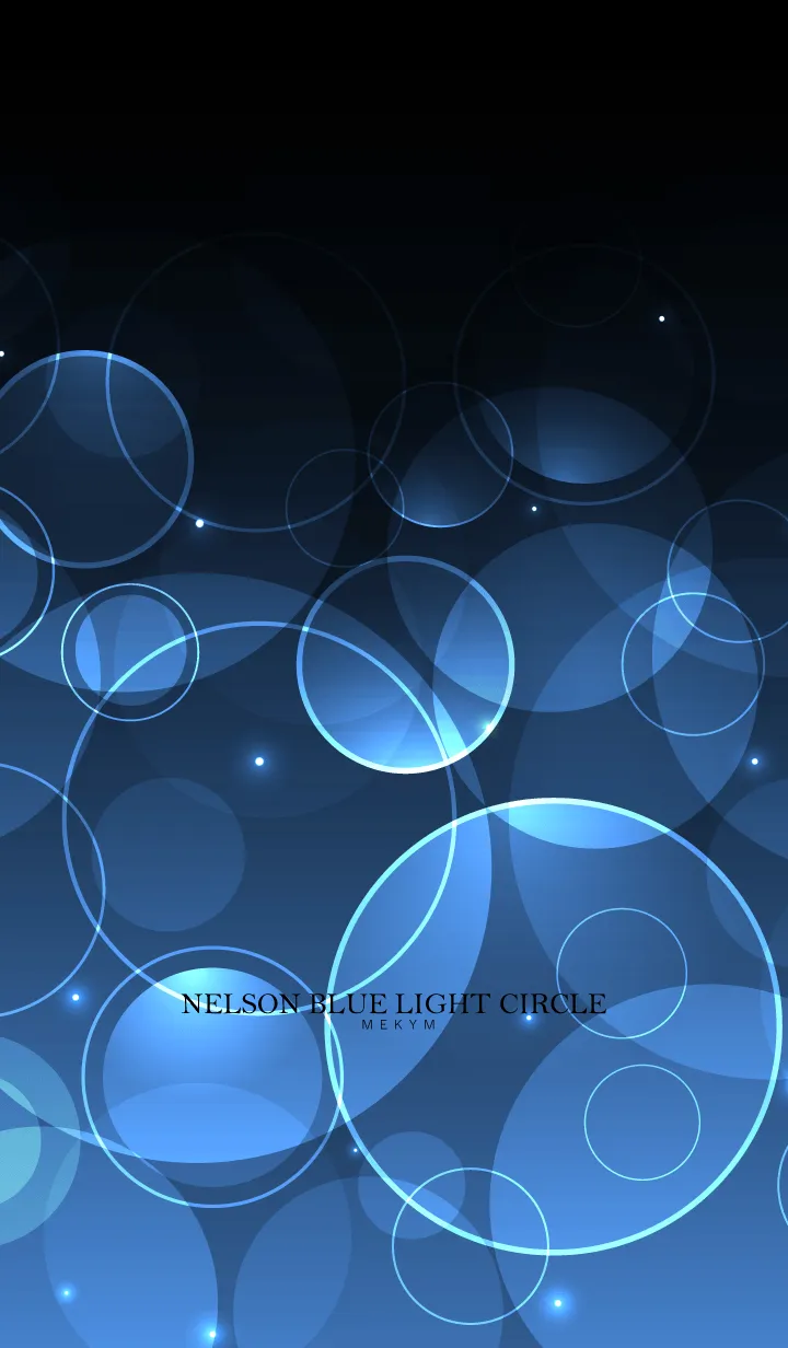 [LINE着せ替え] NELSON BLUE LIGHT CIRCLEの画像1
