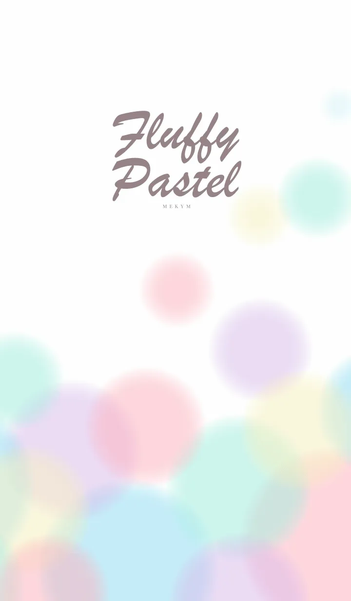 [LINE着せ替え] Fluffy Pastel-MEKYM 25の画像1