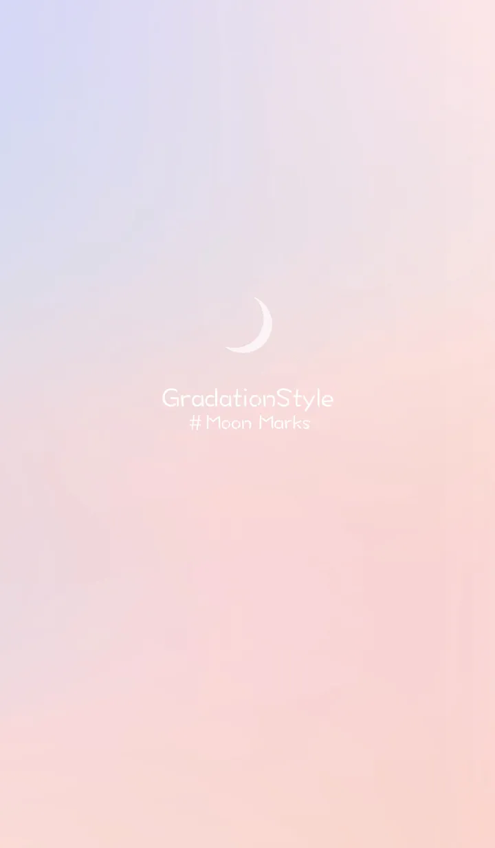 [LINE着せ替え] グラデーションスタイル＃月印 3の画像1