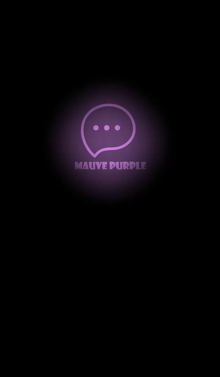[LINE着せ替え] Mauve Purple Neon Theme V2 (JP)の画像1