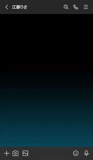 [LINE着せ替え] シンプル ダーク アイコン 9の画像3