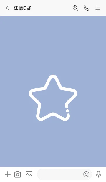 [LINE着せ替え] FLAT STAR / Lapis Lazuliの画像3