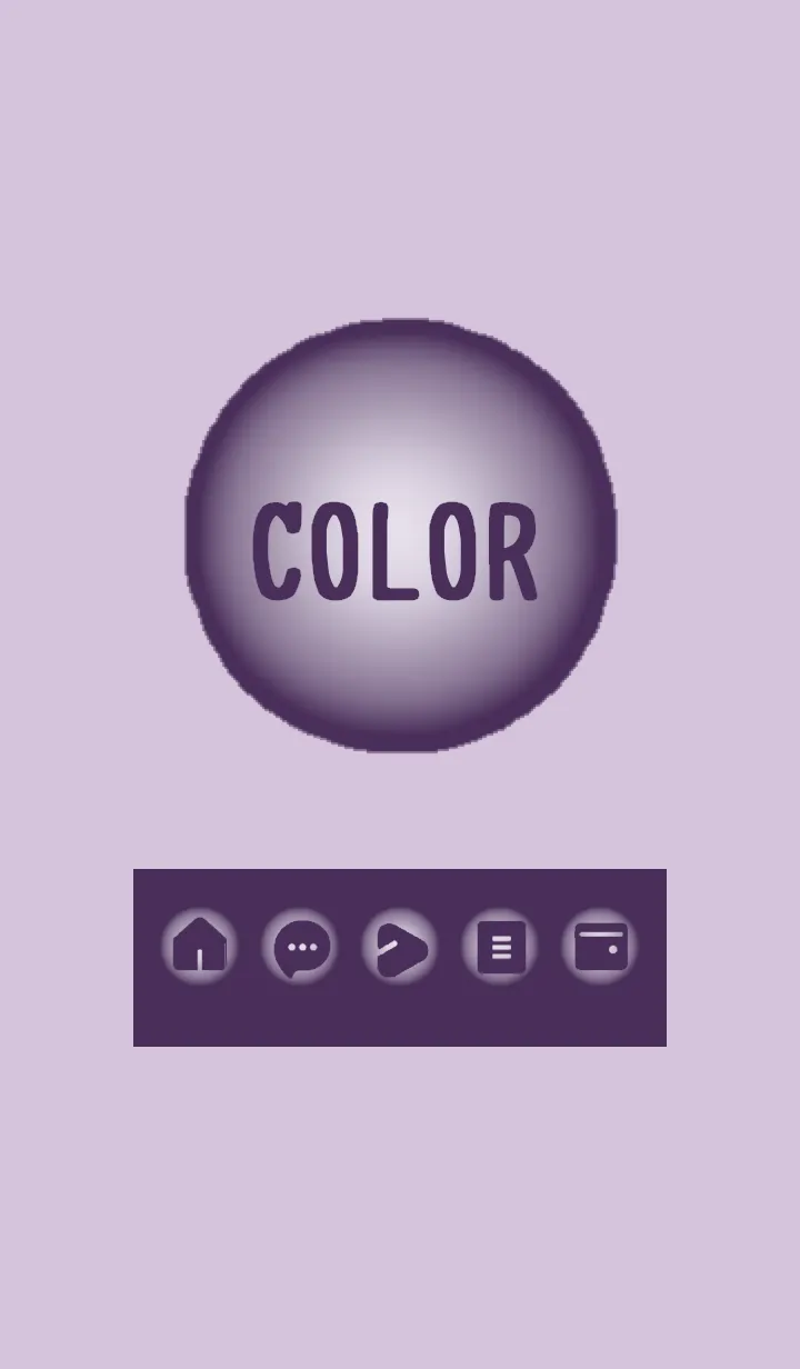 [LINE着せ替え] purple color D10の画像1